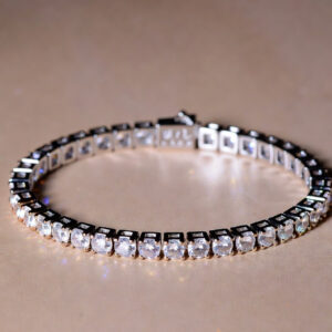 Personalized CZ Diamond Tennis Bracelet