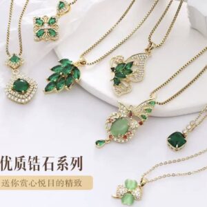 Heart-shaped titanium steel necklace